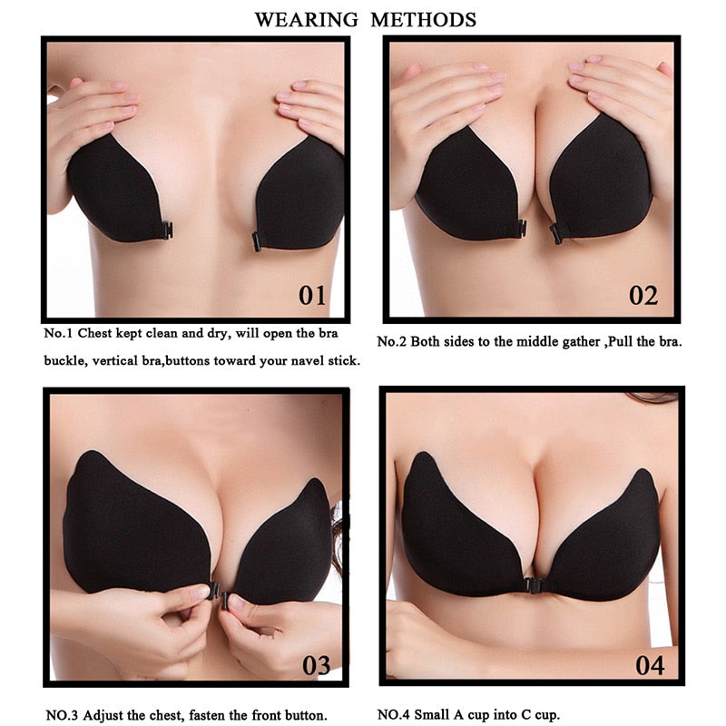 Fly Strapless Silicone Push Up Invisible Self Adhesive Backless Seamless Bras The Clothing Company Sydney