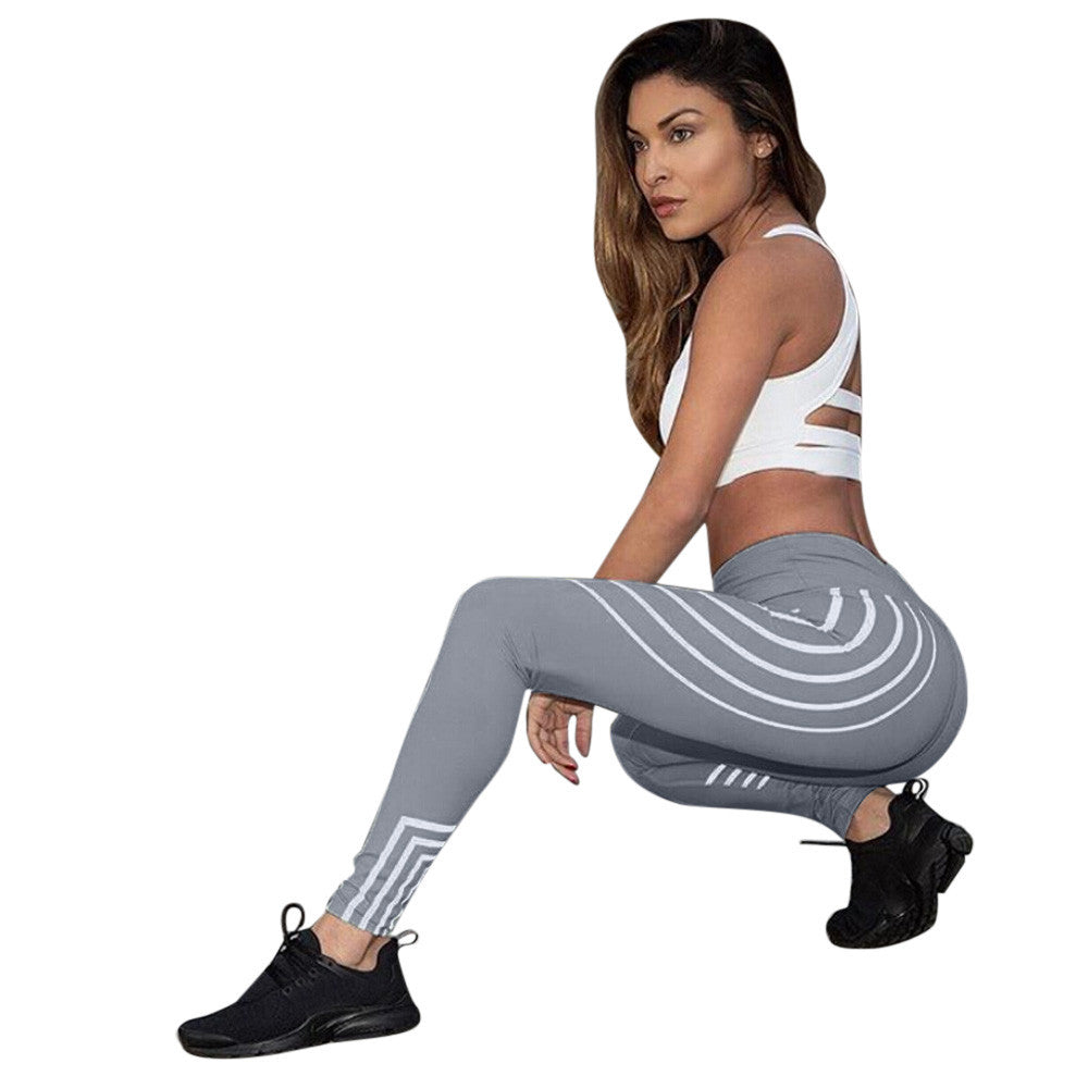 Womens High Waist Yoga Fitness Leggings Running Gym Stretch Sports Pants Trouser The Clothing Company Sydney