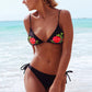 Floral Embroidered Push-Up Padded Bra Bikini Swimwear Swimsuit Beachwear The Clothing Company Sydney