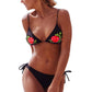 Floral Embroidered Push-Up Padded Bra Bikini Swimwear Swimsuit Beachwear The Clothing Company Sydney