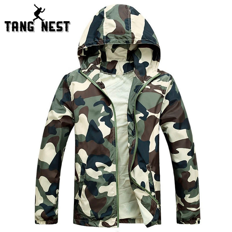 Camouflage Mens Hooded Windcheater Jacket The Clothing Company Sydney