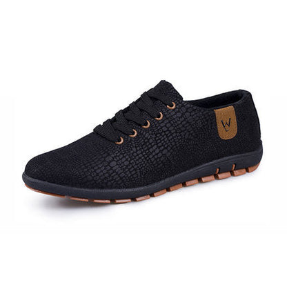 Breathable Mens Casual Low Lace-up Canvas Flat Shoes The Clothing Company Sydney