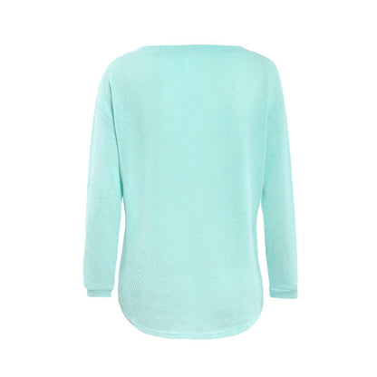 Plus Size Autumn Winter Knitting Casual Long Sleeve Loose Sweater The Clothing Company Sydney
