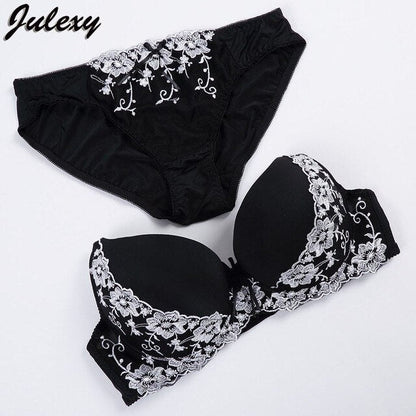 2 Piece Lace Embroidery Bra Brief Intimate Cotton Underwear Panties Set The Clothing Company Sydney