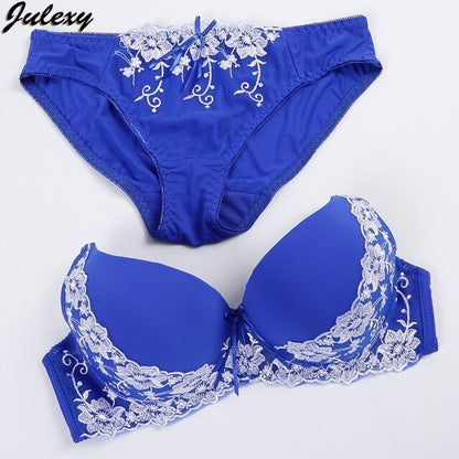 2 Piece Lace Embroidery Bra Brief Intimate Cotton Underwear Panties Set The Clothing Company Sydney
