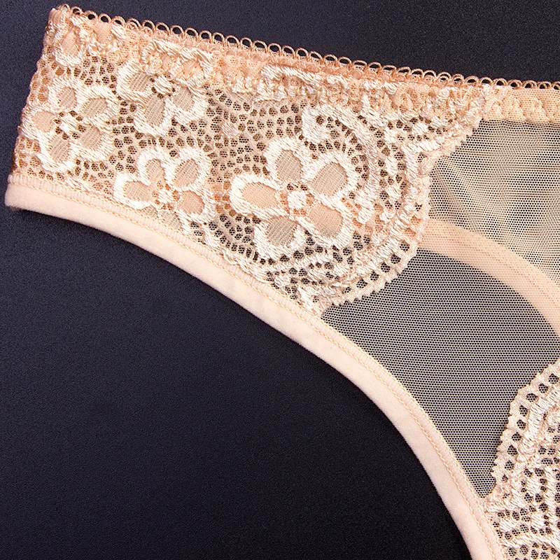 Exquisite Embroidery Floral Women Underwear String Lingerie Transparent Panties Thong Briefs The Clothing Company Sydney