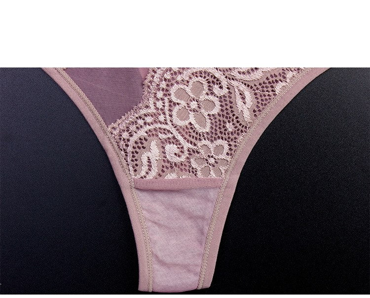 Exquisite Embroidery Floral Women Underwear String Lingerie Transparent Panties Thong Briefs The Clothing Company Sydney