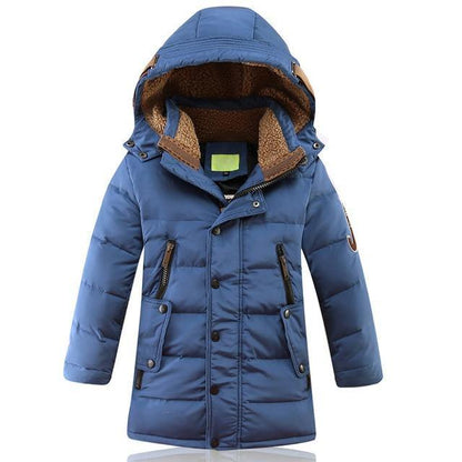 Children's Winter Duck Down Padded Big Boys Warm Winter Down Coat Thickening Outerwear Jacket The Clothing Company Sydney