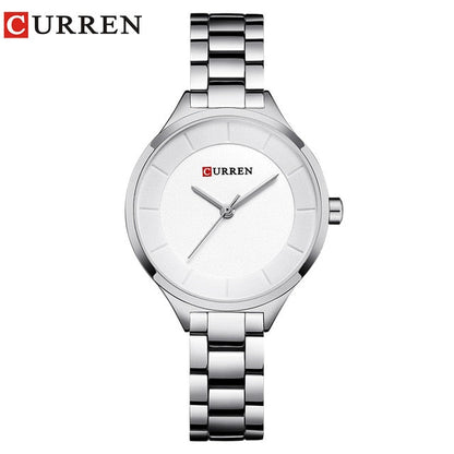 Top Brand Fashion Stainless Steel Band Quartz Wrist Watch Ladies Watches The Clothing Company Sydney