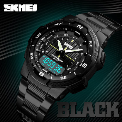Outdoor Sport 50m Waterproof Digital Quartz Dual Time Military Sports Watch The Clothing Company Sydney