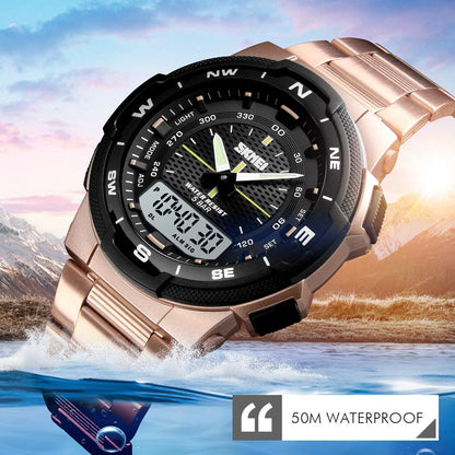 Outdoor Sport 50m Waterproof Digital Quartz Dual Time Military Sports Watch The Clothing Company Sydney