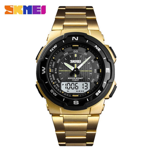 Outdoor Sport 50m Waterproof Digital Quartz Dual Time Military Sports Watch The Clothing Company Sydney