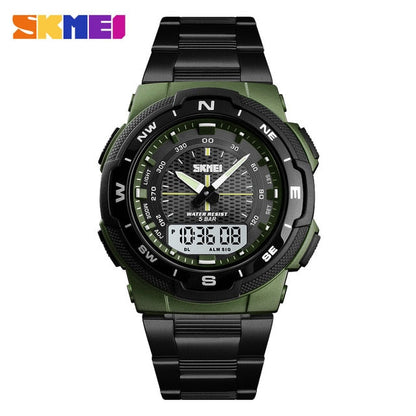 Outdoor Sport 50m Waterproof Digital Quartz Dual Time Military Sports Watch The Clothing Company Sydney