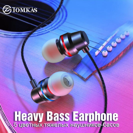 New Universal Headphones 3.5mm In Ear Stereo Earbuds Sport Wired Earphone For Mobile Phone The Clothing Company Sydney