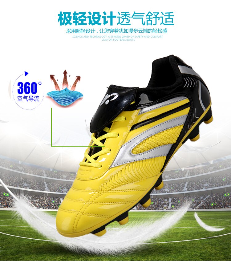 Long Spikes Cleats Turf PU Leather Kids Sneakers Boys Girls Soccer Boots Children Football Outdoor Child Sports Trainer Shoes The Clothing Company Sydney